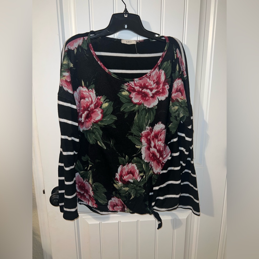 Boutique ladies long sleeve sweater top size xl
